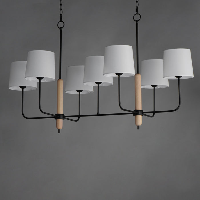 Maxim Bozeman 7-Light Linear Chandelier Model: 11867OFNWD