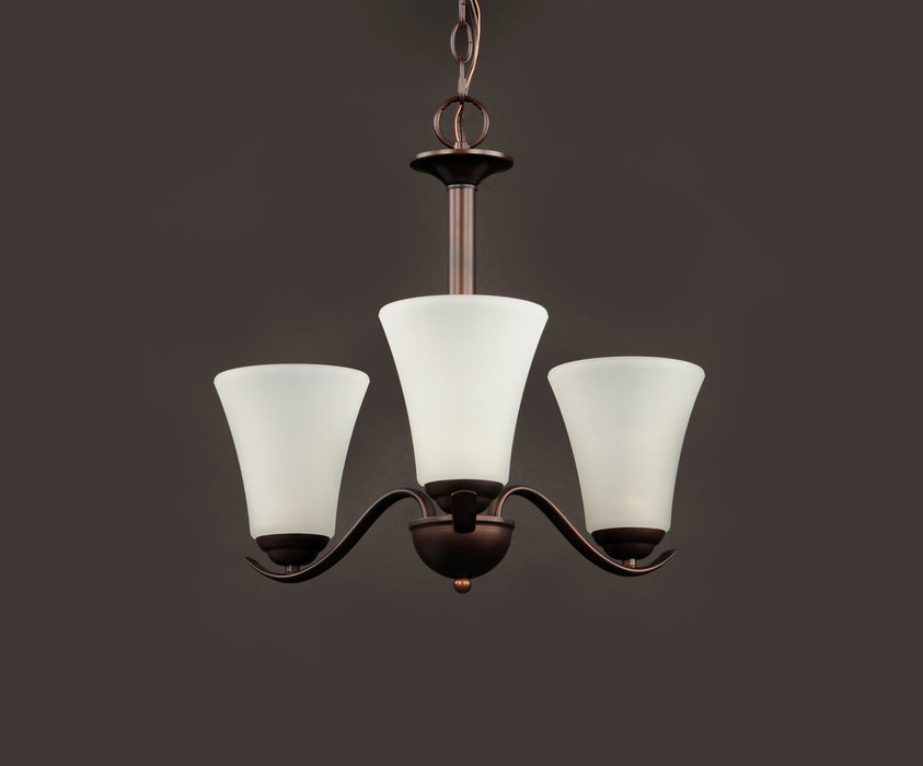 Maxim Vital 3-Light Chandelier Model: 12073FTOI