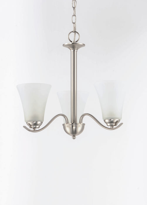 Maxim Vital 3-Light Chandelier Model: 12073FTSN