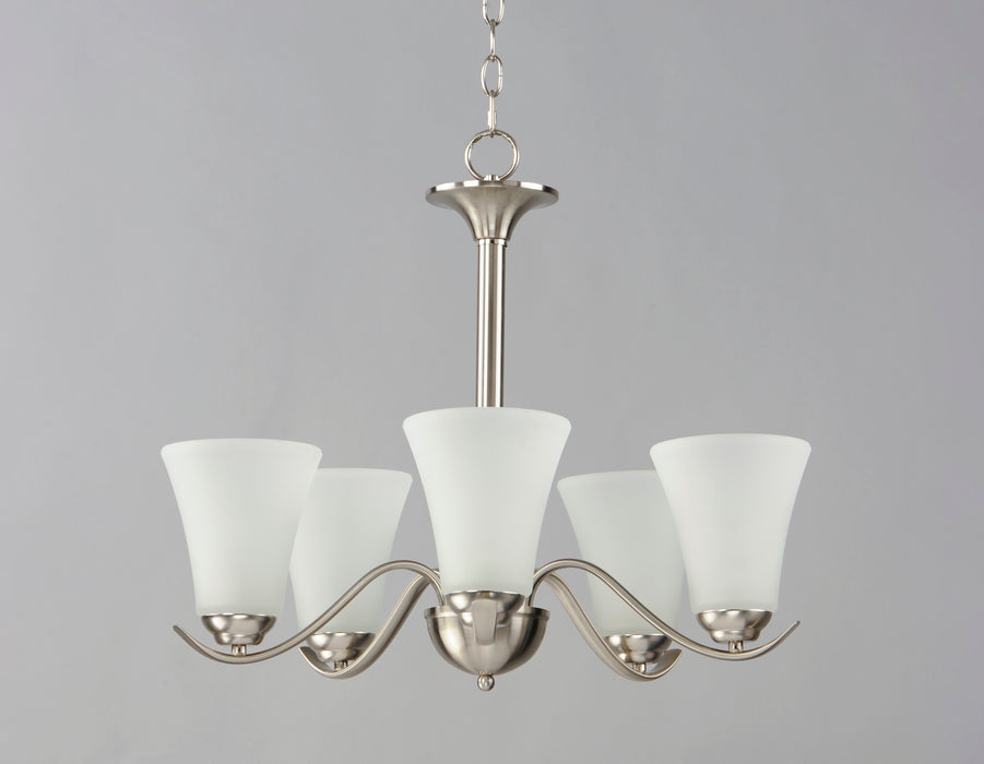 Maxim Vital 5-Light Chandelier Model: 12075FTSN