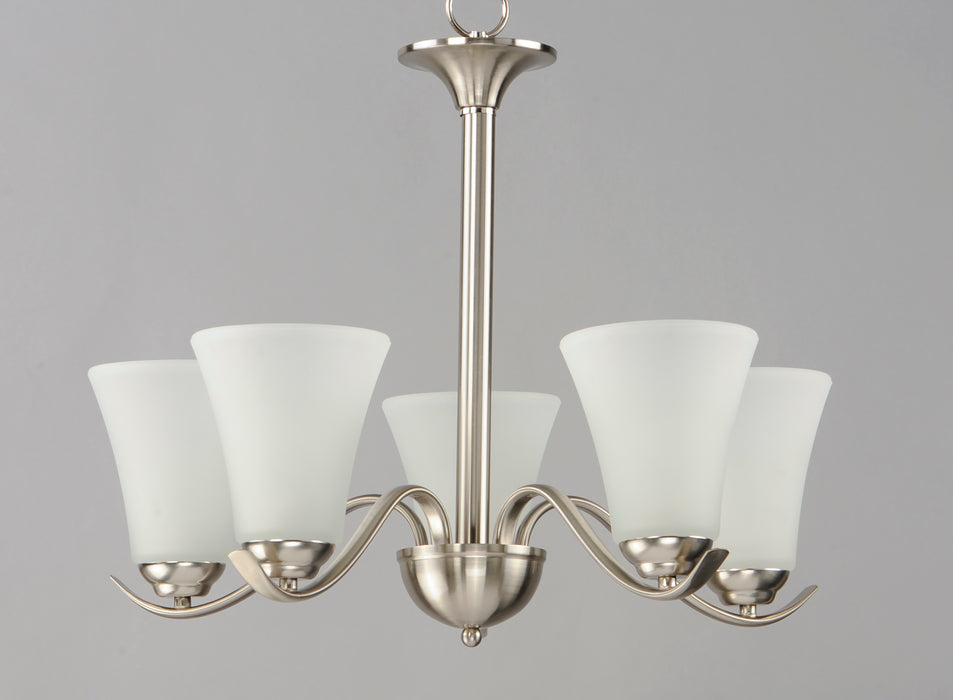 Maxim Vital 5-Light Chandelier Model: 12075FTSN