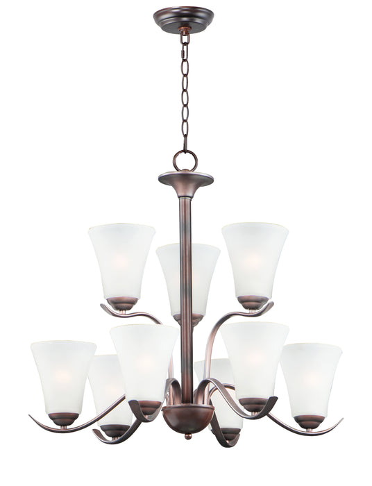 Maxim Vital 9-Light Chandelier Model: 12076FTOI