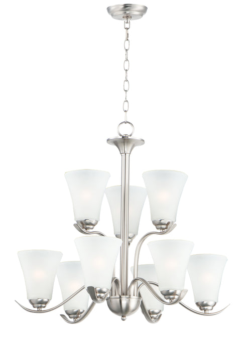 Maxim Vital 9-Light Chandelier Model: 12076FTSN