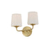 Maxim Bristol 2-Light Sconce Model: 12092SWSBR