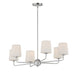 Maxim Bristol 6-Light Chandelier Model: 12096SWSN