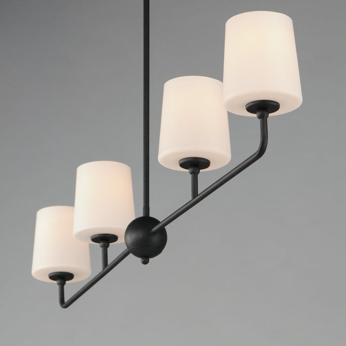 Maxim Bristol 4-Light Linear Chandelier Model: 12097SWAR