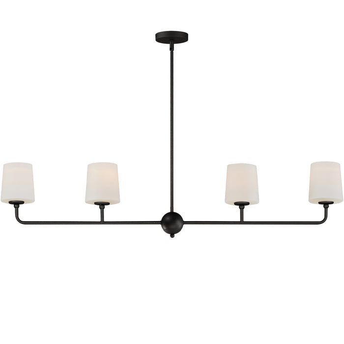 Maxim Bristol 4-Light Linear Chandelier Model: 12097SWAR