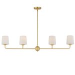 Maxim Bristol 4-Light Linear Chandelier Model: 12097SWSBR