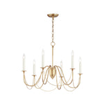 Maxim Plumette 6-Light Chandelier Model: 12166GL