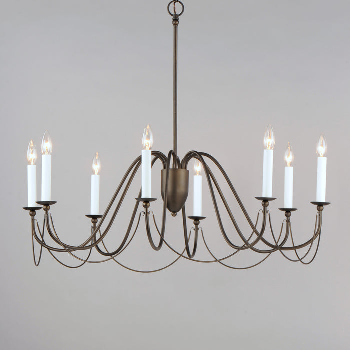 Maxim Plumette 8-Light Chandelier Model: 12168CHB