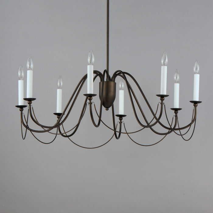 Maxim Plumette 8-Light Chandelier Model: 12168CHB