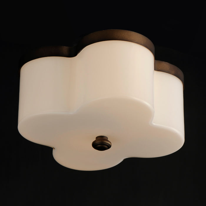 Maxim Clover 2-Light Flush Mount Model: 12240WTANB