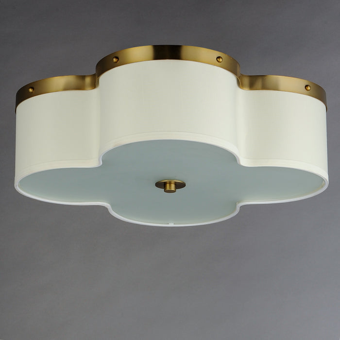 Maxim Clover 4-Light Flush Mount Model: 12244OFSBR