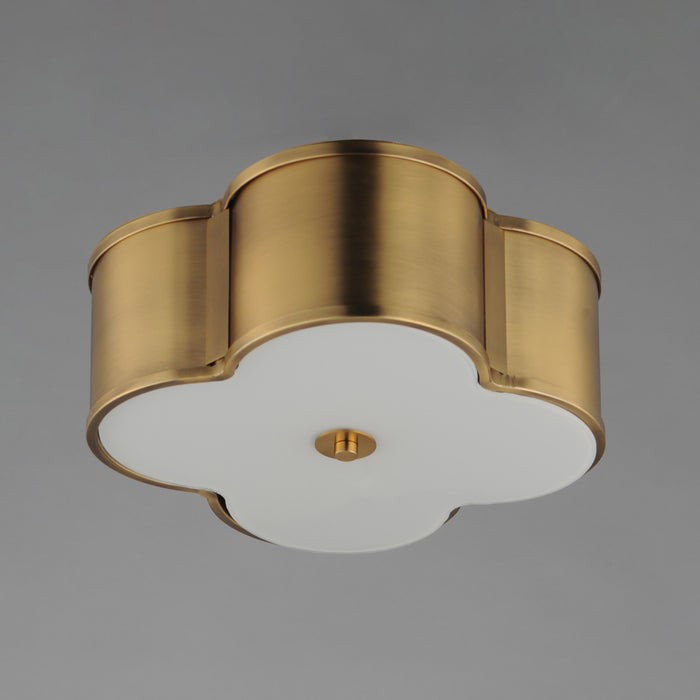 Maxim Clover 2-Light Flush Mount Model: 12247WTNAB