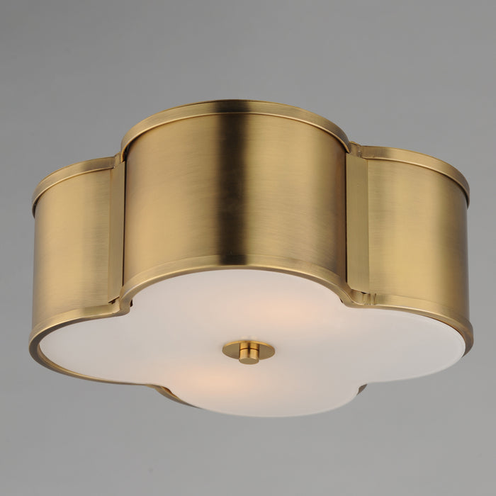 Maxim Clover 2-Light Flush Mount Model: 12247WTNAB