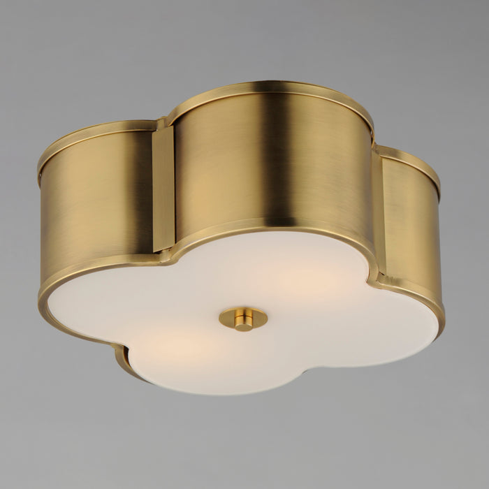 Maxim Clover 2-Light Flush Mount Model: 12247WTNAB