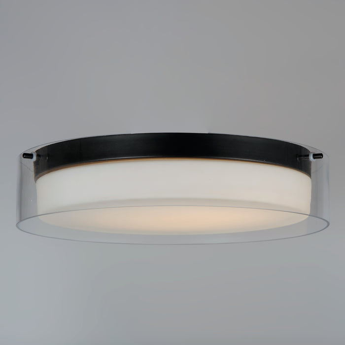 Maxim Duo 16 Round LED Flush Mount Model: 12284CLSWBK