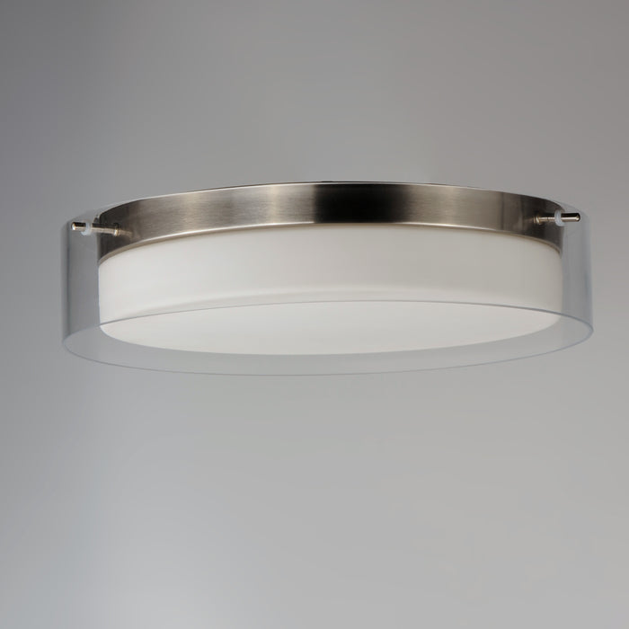 Maxim Duo 16 Round LED Flush Mount Model: 12284CLSWSN