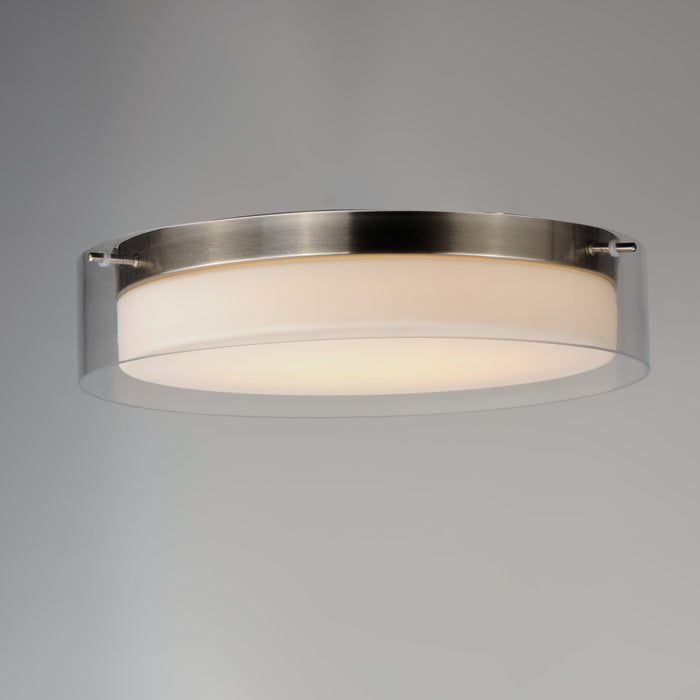 Maxim Duo 16 Round LED Flush Mount Model: 12284CLSWSN