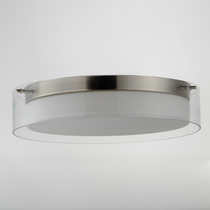 Maxim Duo 16 Round LED Flush Mount Model: 12284CLSWSN