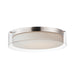 Maxim Duo 16 Round LED Flush Mount Model: 12284CLSWSN