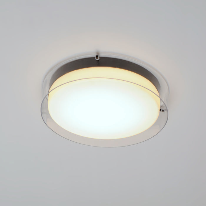 Maxim Duo 20 Round LED Flush Mount Model: 12286CLSWBK