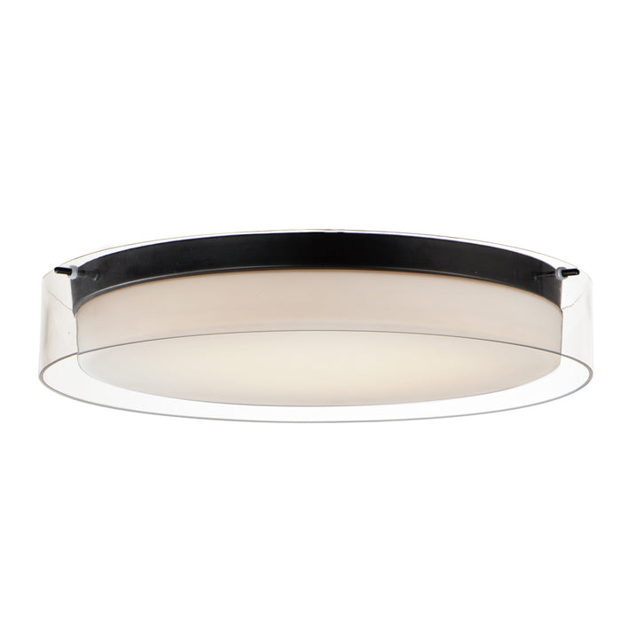 Maxim Duo 20 Round LED Flush Mount Model: 12286CLSWBK