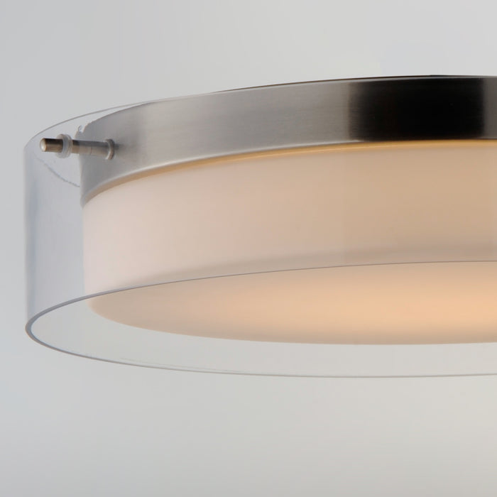 Maxim Duo 20 Round LED Flush Mount Model: 12286CLSWSN