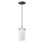 Maxim Duo 1-Light Mini LED Pendant Model: 12289CLSWBK