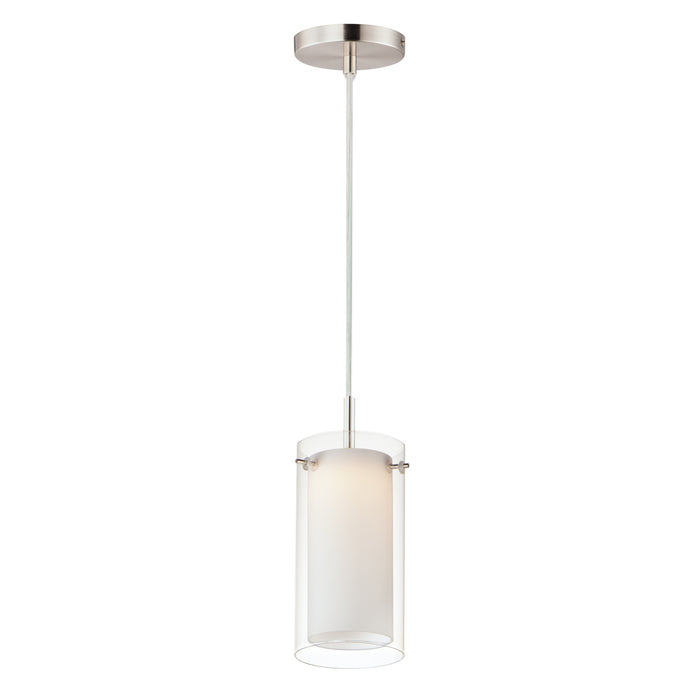 Maxim Duo 1-Light Mini LED Pendant Model: 12289CLSWSN