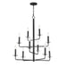 Maxim Madeira 10-Light Chandelier Model: 12329TCAR