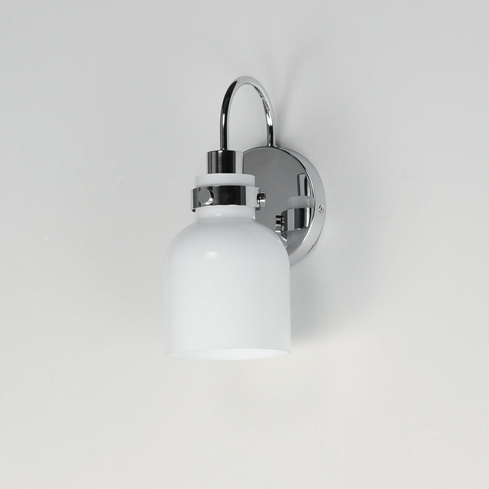 Maxim Milk 1-Light Sconce Model: 12331WTPC