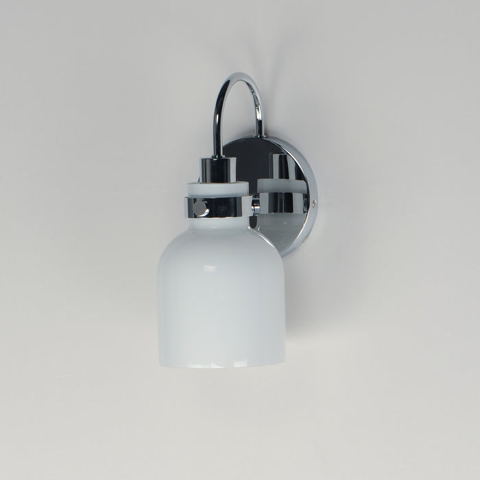 Maxim Milk 1-Light Sconce Model: 12331WTPC