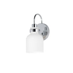 Maxim Milk 1-Light Sconce Model: 12331WTPC