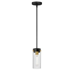 Maxim Pinn 1-Light Mini Pendant Model: 12406CLBKSBR