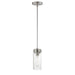 Maxim Pinn 1-Light Mini Pendant Model: 12406CLSN