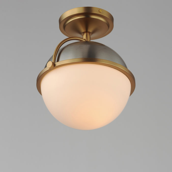 Maxim Duke 1-Light Semi Flush Mount Model: 12410SWSNSBR