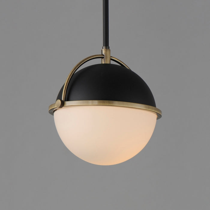 Maxim Duke 10 Single Pendant Model: 12411SWBKWBR