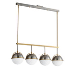 Maxim Duke 4-Light Linear Pendant Model: 12414SWSNSBR