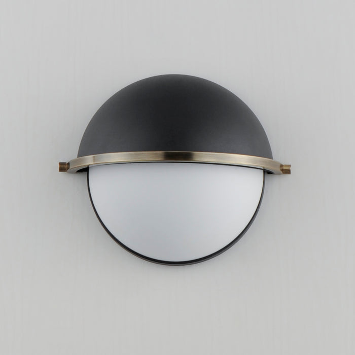 Maxim Duke Half Sconce Model: 12418SWBKWBR