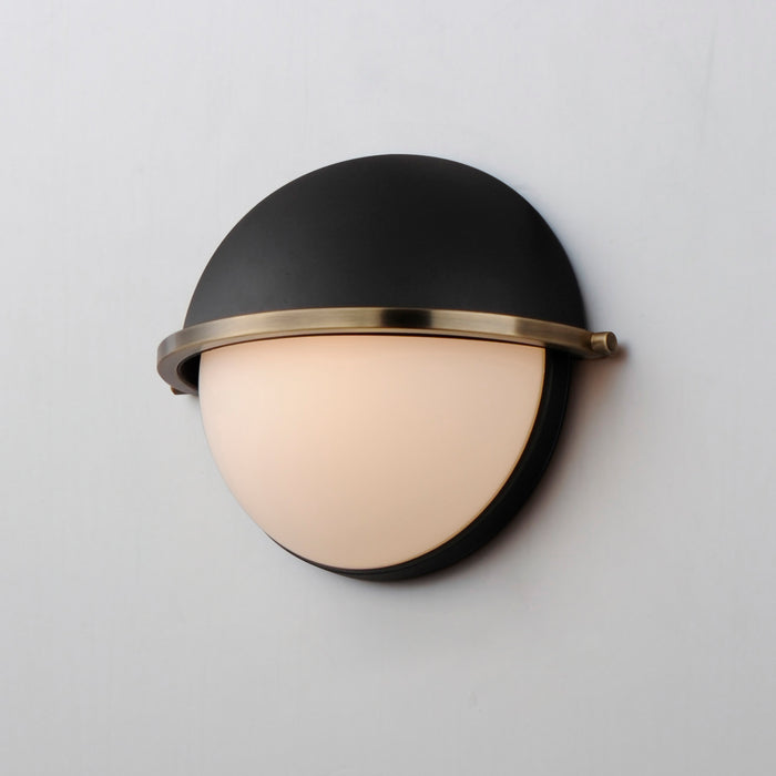 Maxim Duke Half Sconce Model: 12418SWBKWBR