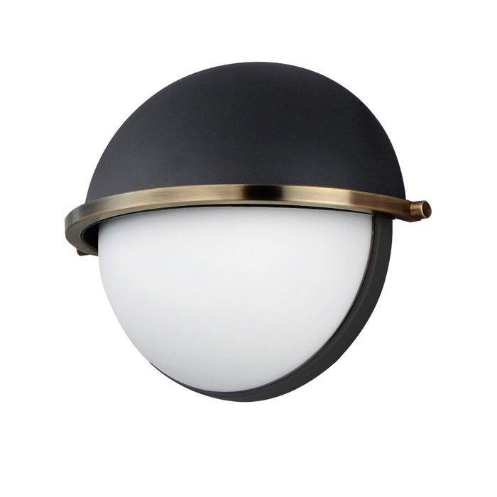 Maxim Duke Half Sconce Model: 12418SWBKWBR