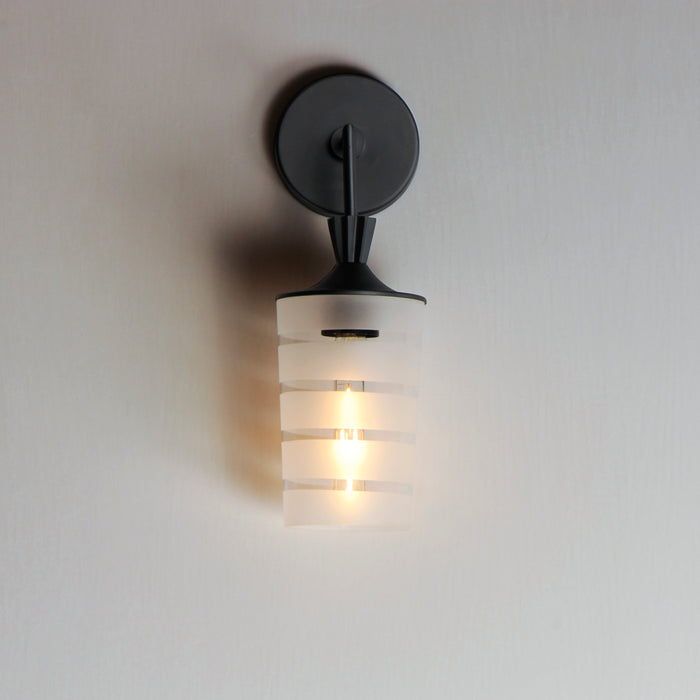 Maxim Copacabana Outdoor Wall Sconce Model: 12442CLFTBK