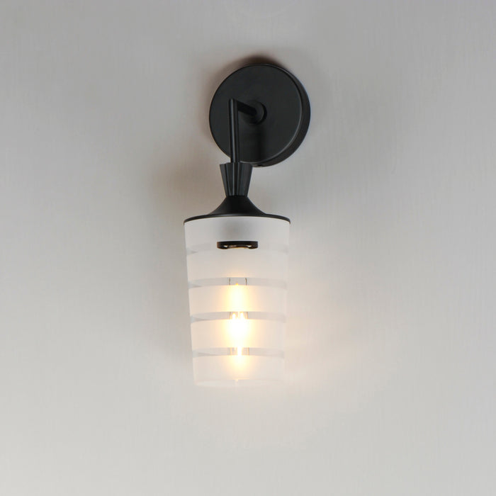 Maxim Copacabana Outdoor Wall Sconce Model: 12442CLFTBK