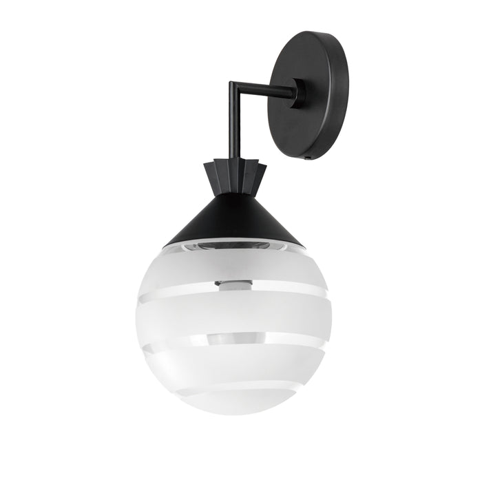 Maxim Copacabana Outdoor Globe Wall Sconce Model: 12444CLFTBK