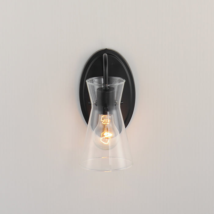 Maxim Ava 1-Light Wall Sconce Model: 12481CLBK