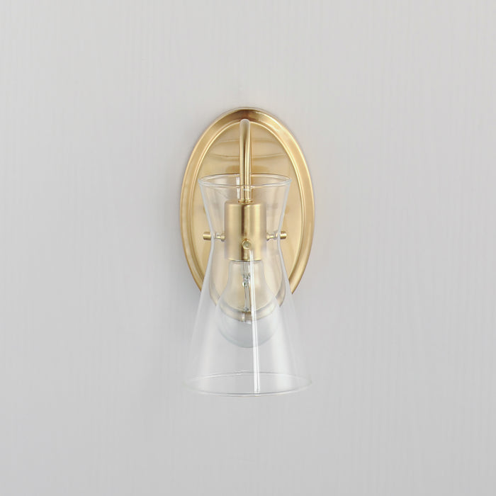 Maxim Ava 1-Light Wall Sconce Model: 12481CLNAB