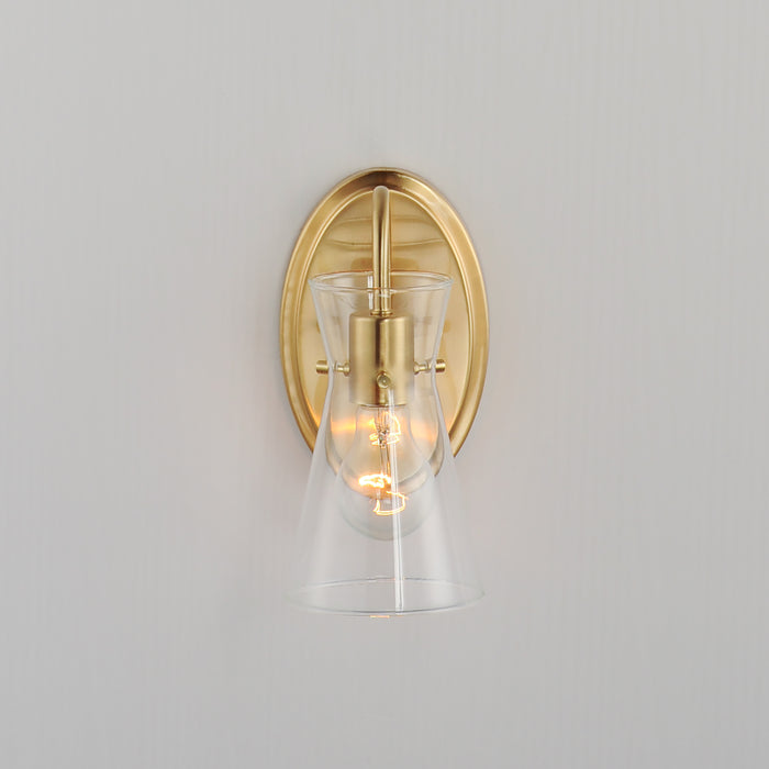 Maxim Ava 1-Light Wall Sconce Model: 12481CLNAB