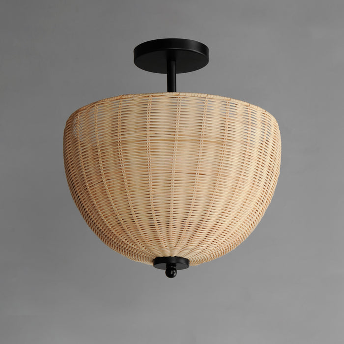 Maxim Maldives 2-Light Semi Flush/Pendant Model: 12604NABK