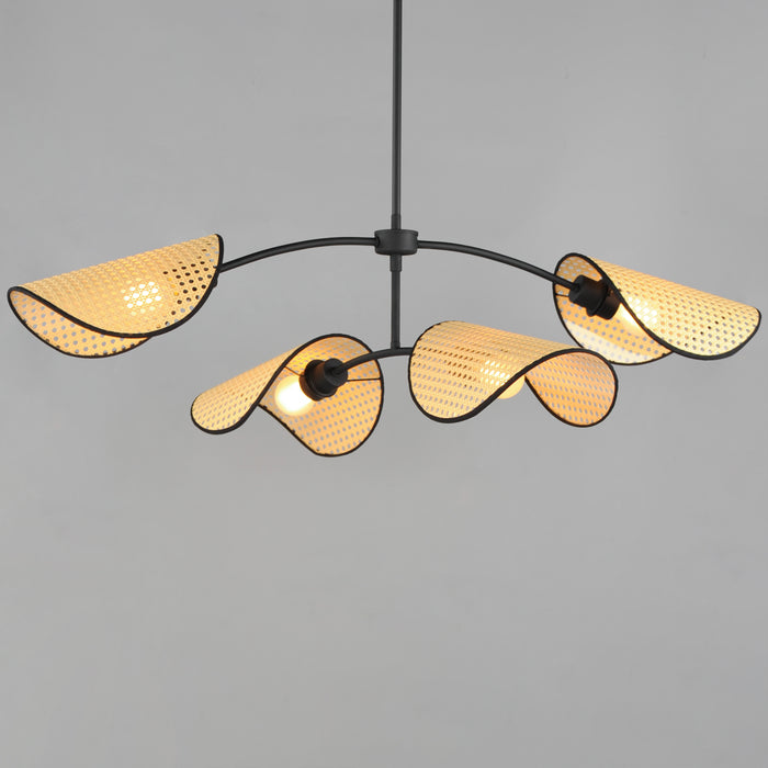 Maxim Bonnet 4-Light Chandelier Model: 12634NABK